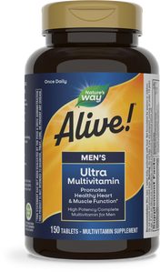 <{%PRIMARY_13717%}>Nature's Way® | Alive! Men's Ultra Multivitamin, 150 tablets