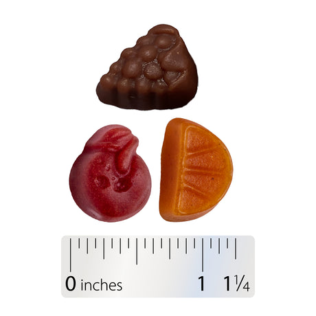 <{%360IMAGE3_15789%}>Nature's Way® | Alive! Premium Kids Gummy Multivitamin - Gummy and ruler