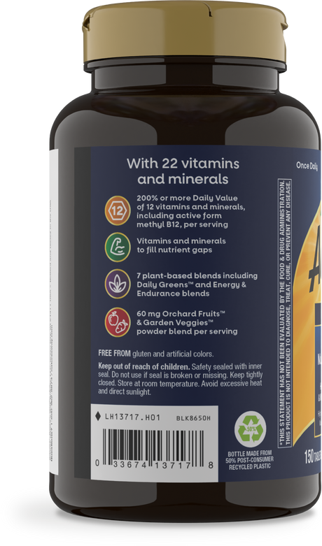 <{%360IMAGE2_13717%}>Nature's Way® | Alive! Men's Ultra Multivitamin - left side of pack