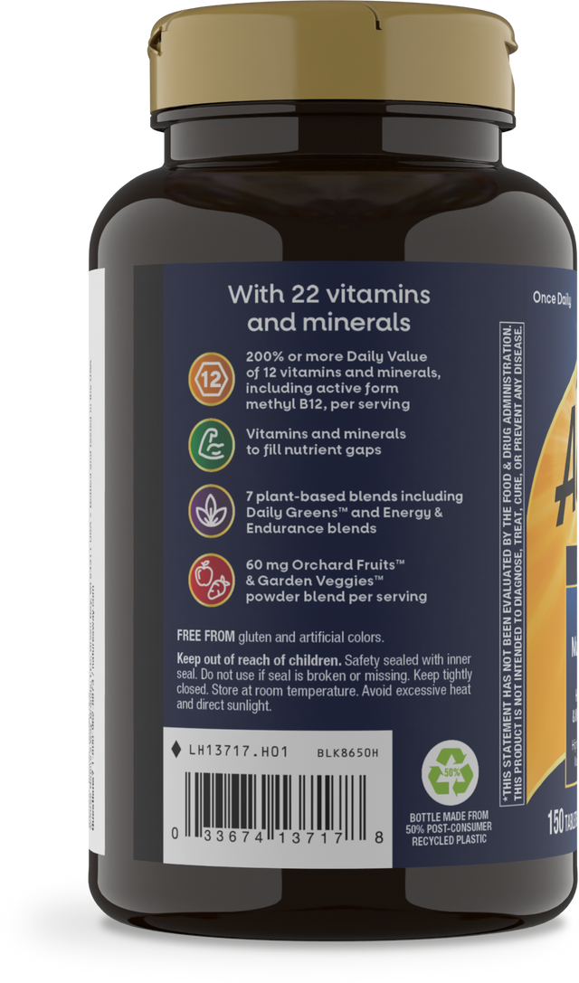 <{%360IMAGE2_13717%}>Nature's Way® | Alive! Men's Ultra Multivitamin - left side of pack