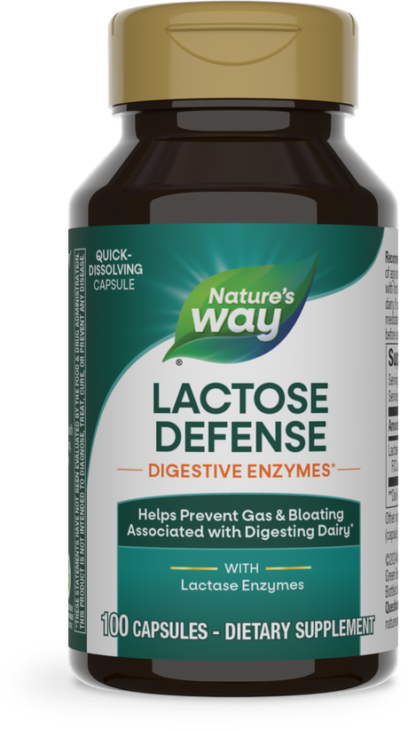 <{%PRIMARY_47110%}>Nature's Way® | Lactose Defense Digestive Enzymes, 100 capsules