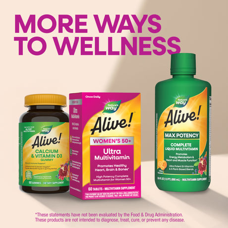 <{%MAIN13_15692%}>Nature's Way® | Alive! Women's 50+ Ultra Multivitamin