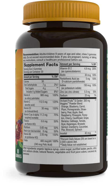 <{%360IMAGE1_15817%}>Nature's Way® | Alive! Adult Premium Gummy Multivitamin - right side of pack