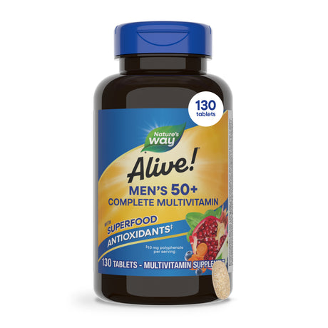 <{%MAIN14_14283%}>Nature's Way® | Alive! Men's 50+ Complete Multivitamin