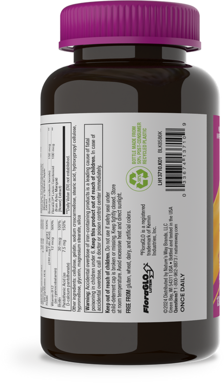 <{%360IMAGE2_13710%}>Nature's Way® | Alive! Women's Complete Multivitamin - left side of pack