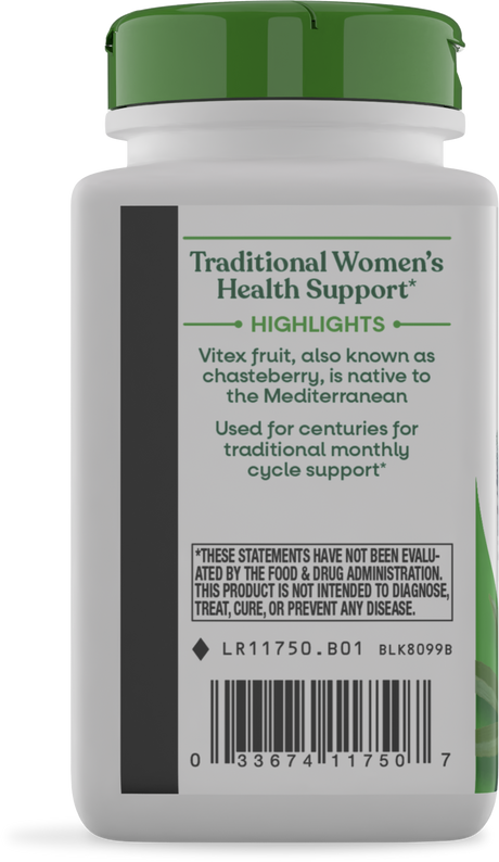 <{%360IMAGE6_11750%}>Nature's Way® | Vitex Fruit - left side of pack