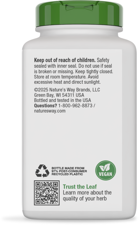 <{%360IMAGE3_11923%}>Nature's Way® | Vitex Fruit - back of pack