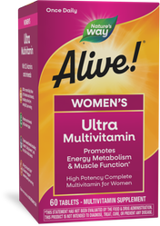 <{%PRIMARY_15686%}>Nature's Way® | Alive! Women's Ultra Multivitamin, 60 tablets