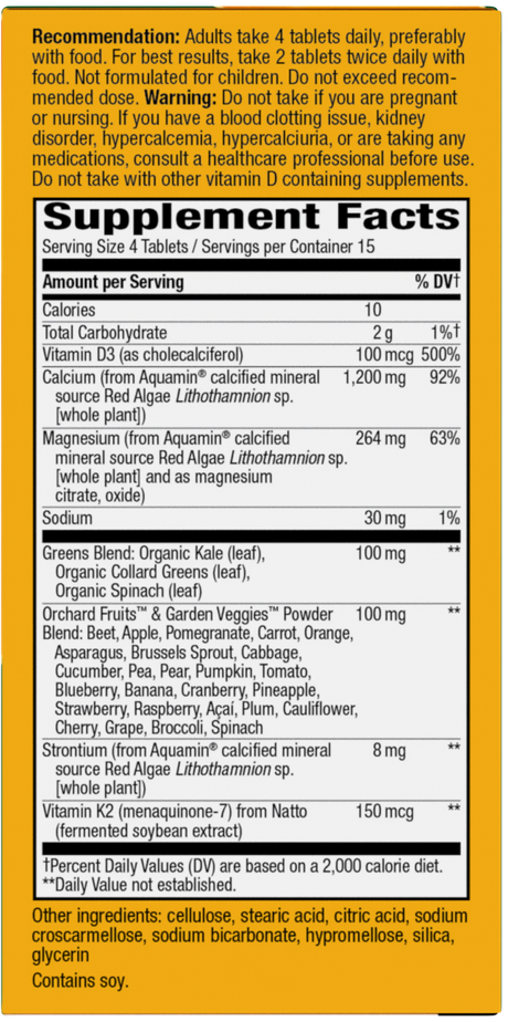 <{%360IMAGE8_15838%}>Nature's Way® | Alive! Calcium Bone Support - right side of pack