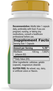 <{%360IMAGE1_40421%}>Nature's Way® | Riboflavin Vitamin B2 - right side of pack