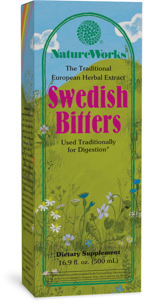 <{%PRIMARY_10040500%}>Nature's Way® | NatureWorks Swedish Bitters, 16.9 fl oz (500 ml)
