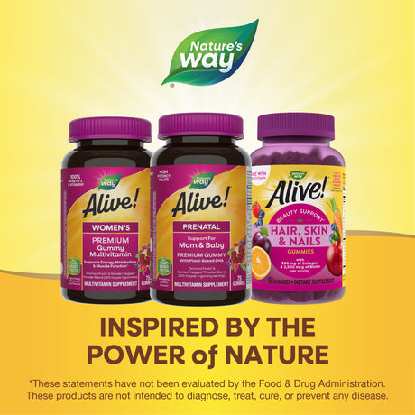 <{%MAIN5_10482%}>Nature's Way® | Alive! Premium Prenatal Gummies