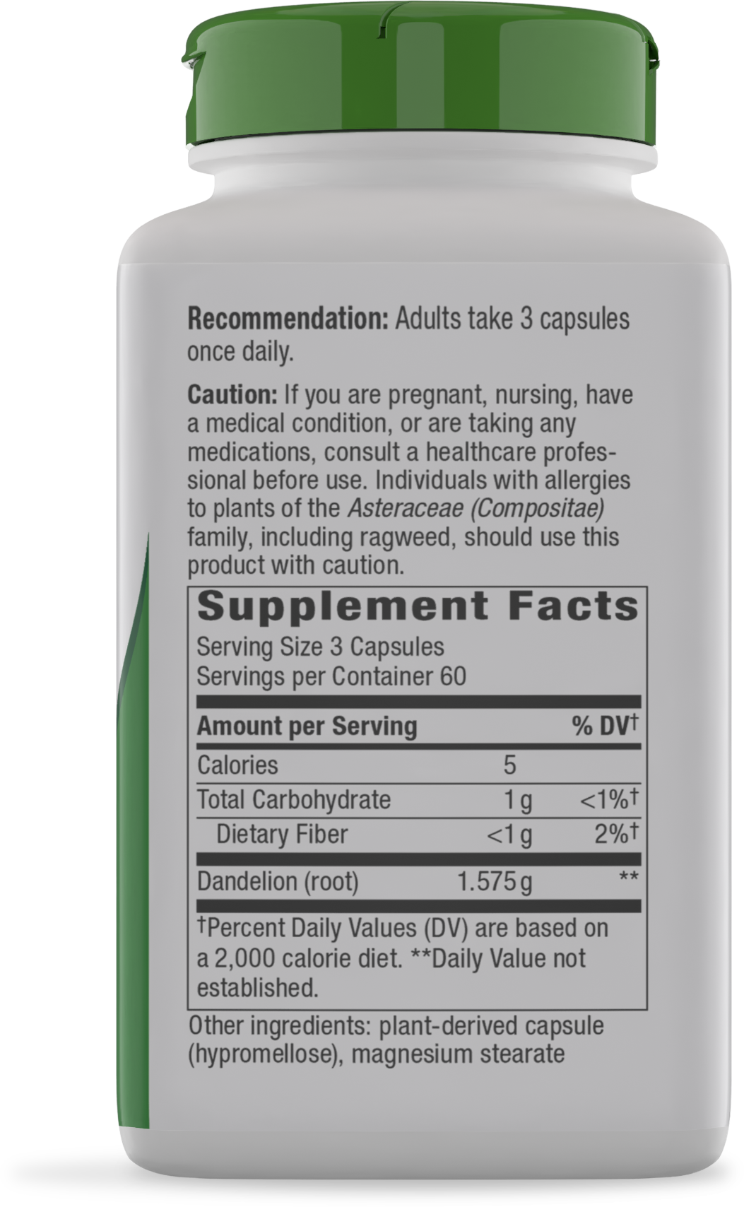 <{%360IMAGE1_15336%}>Nature's Way® | Dandelion Root - right side of pack