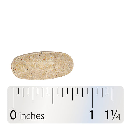 <{%360IMAGE7_14283%}>Nature's Way® | Alive! Men's 50+ Complete Multivitamin - Tablet and ruler