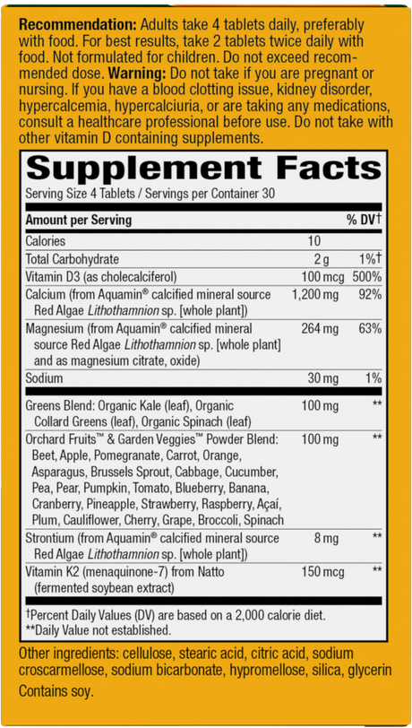 <{%360IMAGE1_15839%}>Nature's Way® | Alive! Calcium Bone Support - right side of pack