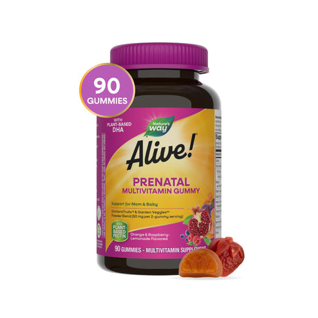 <{%MAIN6_10488%}>Nature's Way® | Alive! Daily Support Prenatal Gummy Multivitamin