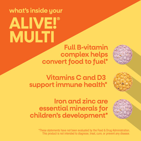 <{%MAIN2_15786%}>Nature's Way® | Alive! Kids Chewable Multivitamin