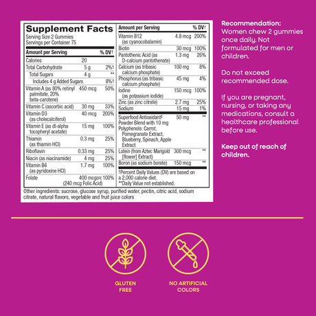 <{%MAIN4_14068%}>Nature's Way® | Alive! Women's 50+ Gummy Multivitamin