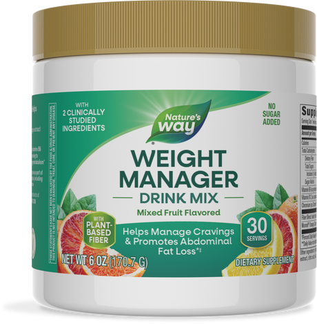 <{%PRIMARY_14986%}>Nature's Way® | Weight Manager Drink Mix Powder, 6 oz (170 g), Mixed Fruit