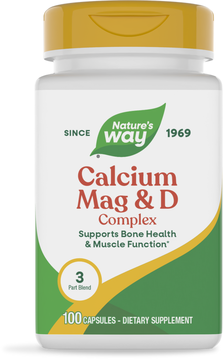 <{%PRIMARY_41420%}>Nature's Way® | Calcium-Magnesium-Vitamin D, 100 capsules