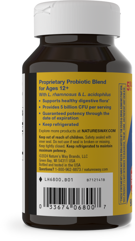 <{%360IMAGE5_6800%}>Nature's Way® | Primadophilus Probiotic - left side of pack