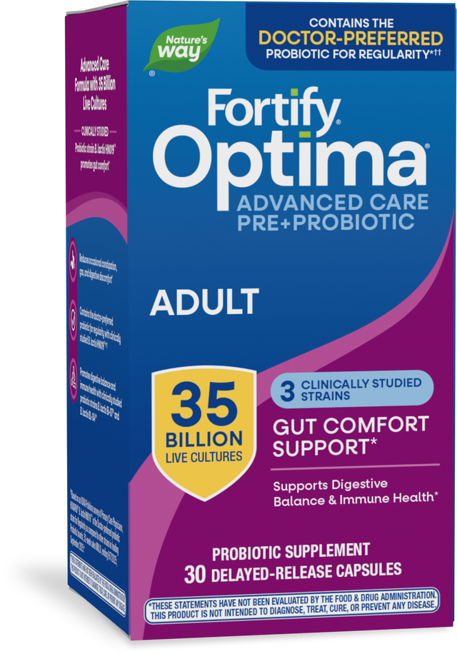 <{%PRIMARY_15652%}>Nature's Way® | Fortify Optima Pre+Probiotic, 30 capsules