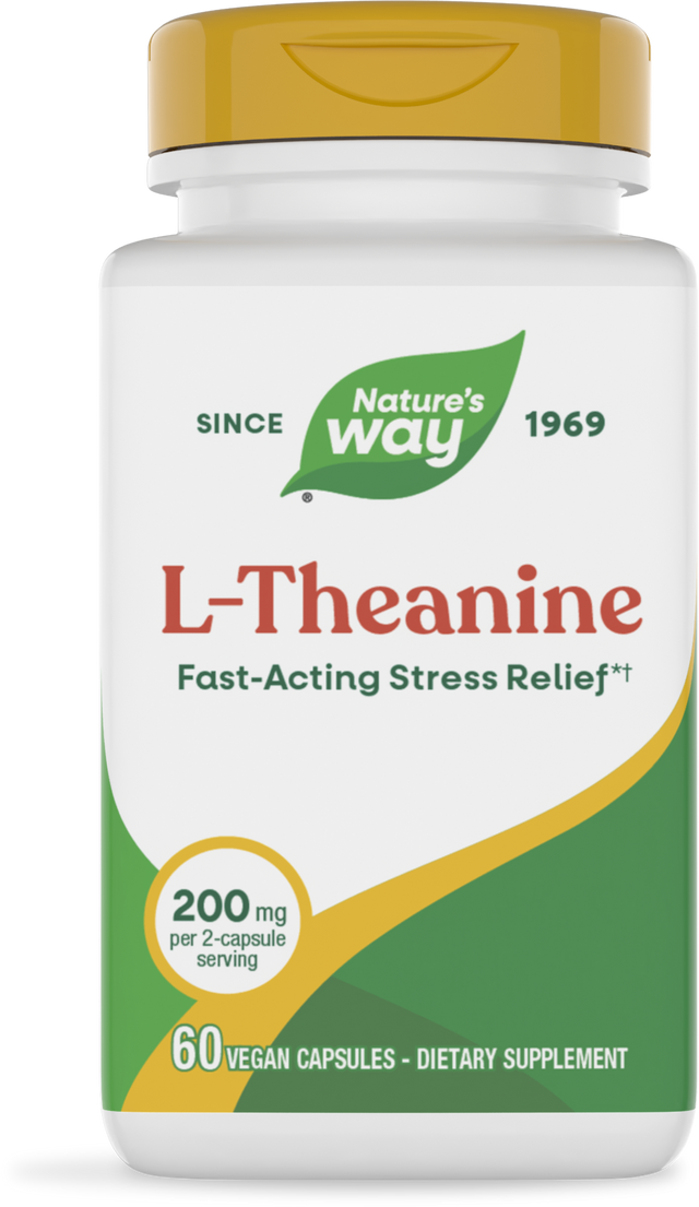 <{%PRIMARY_09556%}>Nature's Way® | L-Theanine, 60 capsules