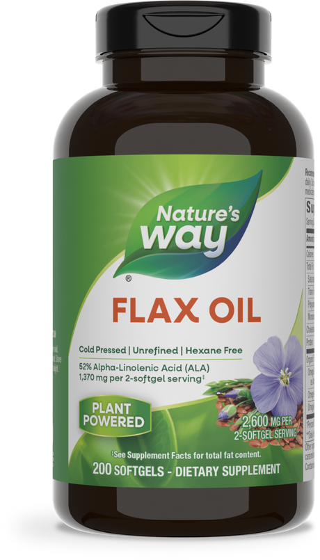 <{%PRIMARY_15425%}>Nature's Way® | Flax Oil, 200 softgels