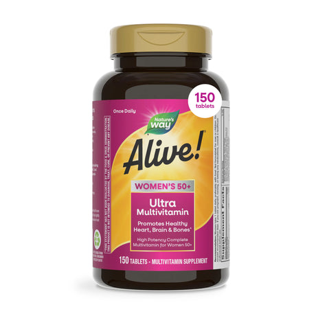 <{%MAIN7_13941%}>Nature's Way® | Alive! Women's 50+ Ultra Multivitamin