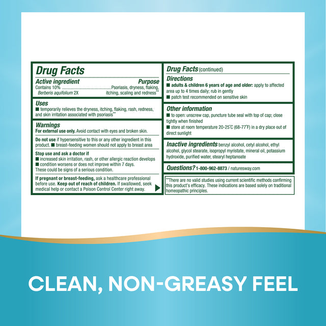 <{%MAIN4_21850990%}>Nature's Way® | Psoriaflora Psoriasis Cream
