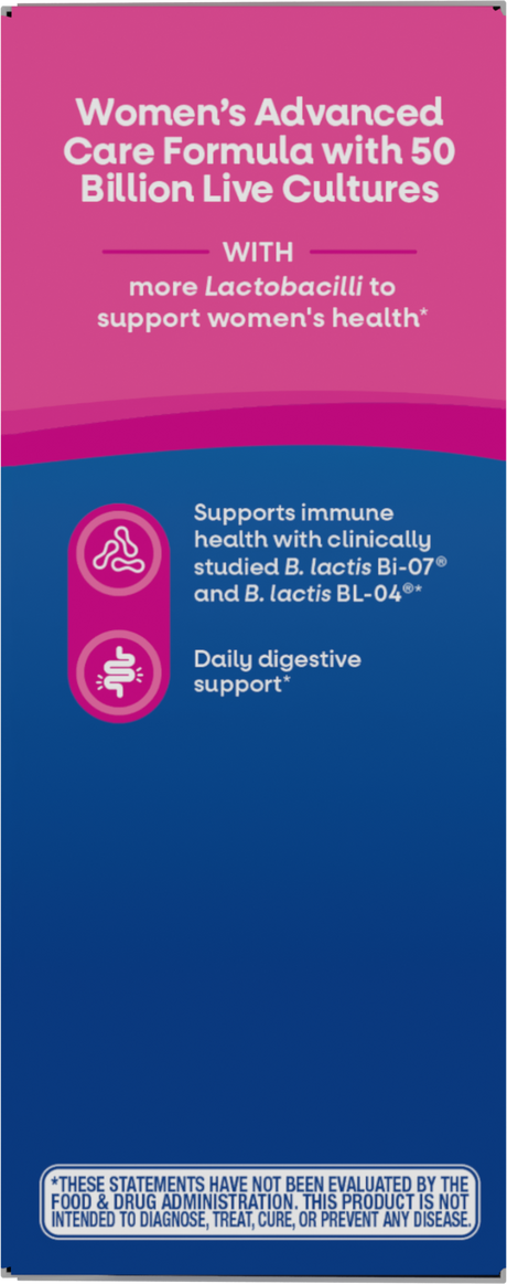 <{%360IMAGE3_10336%}>Nature's Way® | Fortify Optima Women's Advanced Care Probiotic - left side of pack