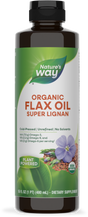 <{%PRIMARY_15428%}>Nature's Way® | Organic Flax Oil Super Lignan, 16 fl oz (480 ml)