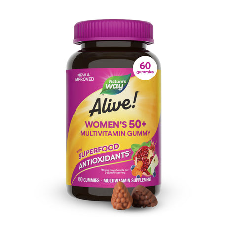 <{%MAIN18_undefined%}>Nature's Way® | Alive!® Women's 50+ Gummy Multivitamin