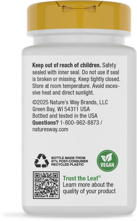 <{%360IMAGE7_09550%}>Nature's Way® | L-Theanine - back of pack