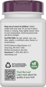 <{%360IMAGE3_63400%}>Nature's Way® | Valerian - back of pack
