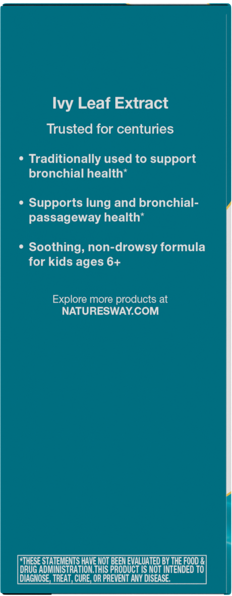 <{%360IMAGE3_08771%}>Nature's Way® | Bronchial Soothe Ivy Leaf Extract Syrup - left side of pack