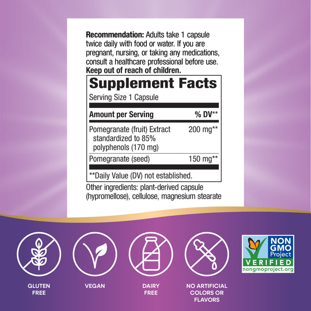 <{%MAIN4_15385%}>Nature's Way® | Pomegranate Standardized Extract