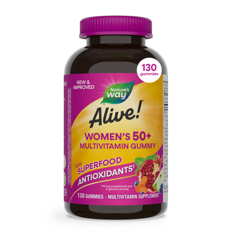 <{%MAIN12_11537%}>Nature's Way® | Alive! Women's 50+ Gummy Multivitamin