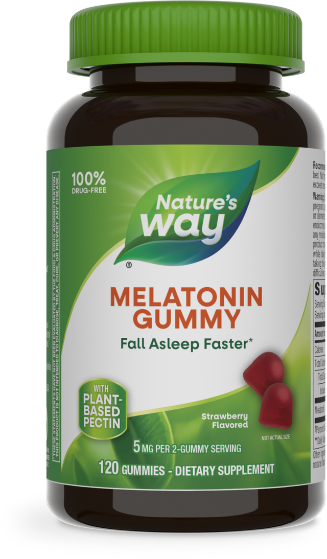 <{%PRIMARY_13750%}>Nature's Way® | Melatonin Gummies, 120 gummies, Strawberry