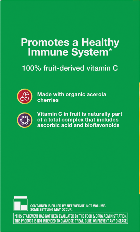<{%360IMAGE3_15143%}>Nature's Way® | Alive! Vitamin C Powder Drink Mix - left side of pack