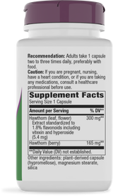 <{%360IMAGE1_61900%}>Nature's Way® | Hawthorn Standardized Extract - right side of pack