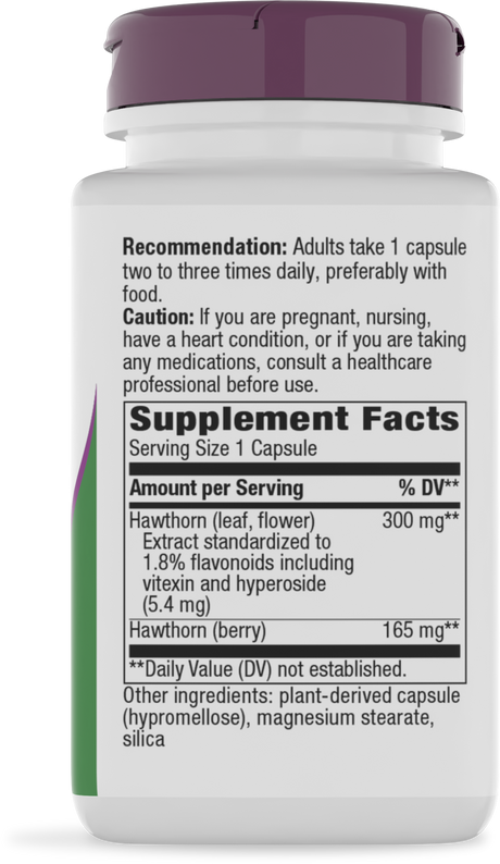 <{%360IMAGE1_61900%}>Nature's Way® | Hawthorn Standardized Extract - right side of pack