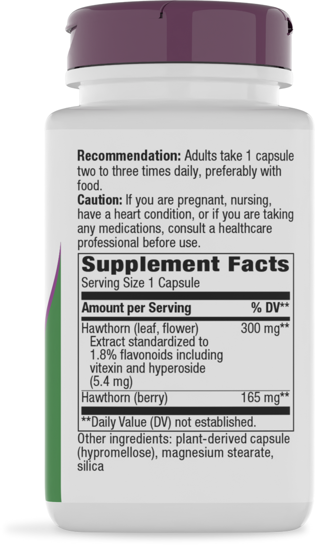 <{%360IMAGE1_61900%}>Nature's Way® | Hawthorn Standardized Extract - right side of pack