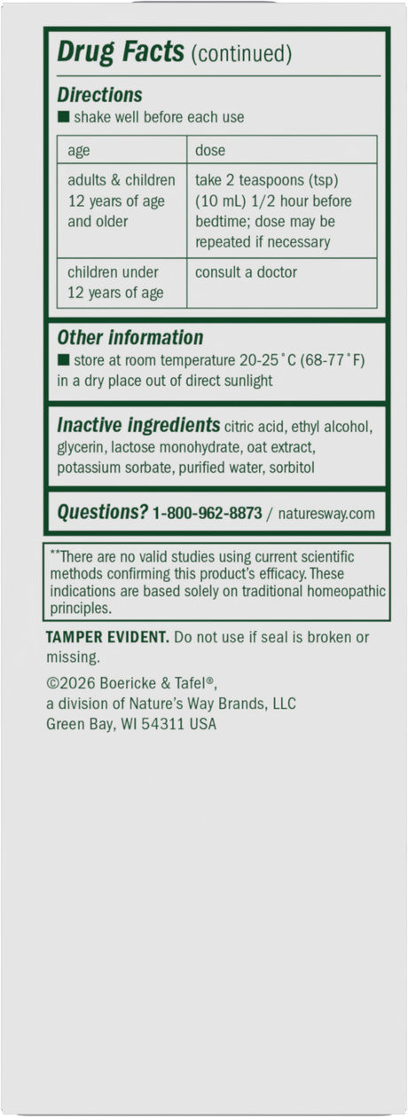 <{%360IMAGE2_16279%}>Nature's Way® | Cough & Bronchial Nighttime - back of pack