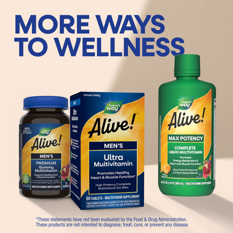<{%MAIN13_15685%}>Nature's Way® | Alive! Men's Ultra Multivitamin