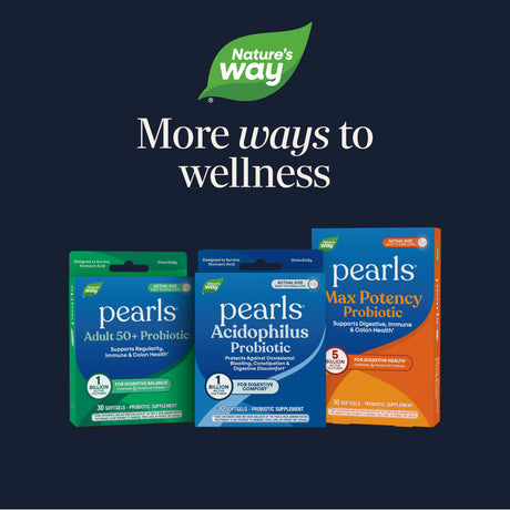 <{%MAIN5_10510%}>Nature's Way® | Pearls Adult 50+ Probiotic