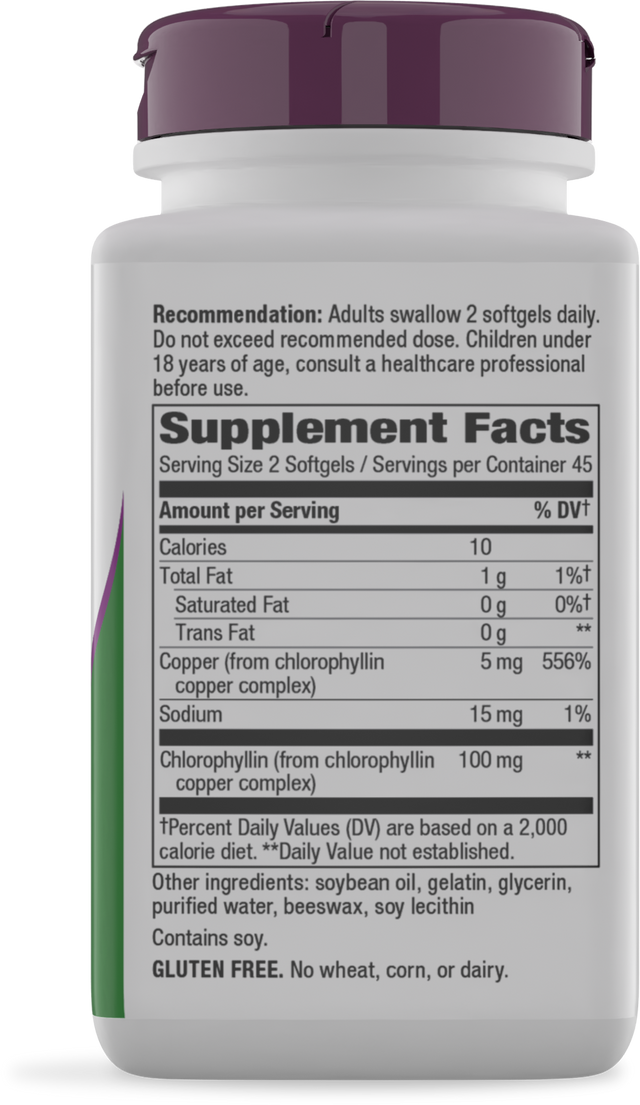<{%360IMAGE1_3550%}>Nature's Way® | Chlorofresh Chlorophyll Concentrate - right side of pack