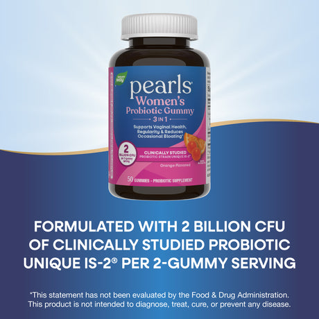 <{%MAIN9_14719%}>Nature's Way® | Pearls Women's Probiotic Gummy 3-in-1
