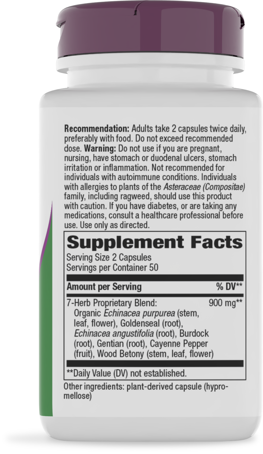 <{%360IMAGE5_415%}>Nature's Way® | Echinacea Goldenseal Premium Blend - right side of pack