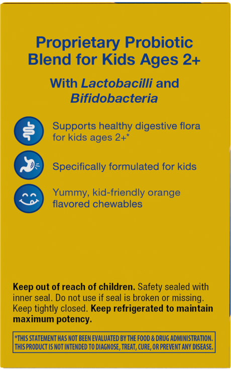 <{%360IMAGE7_14242%}>Nature's Way® | Primadophilus Kids Probiotic Chewables - left side of pack